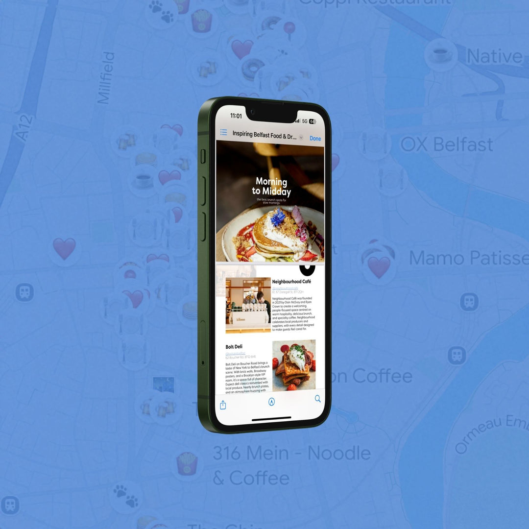 Inspiring Belfast Food &amp; Drink (Digital) +  Live Map