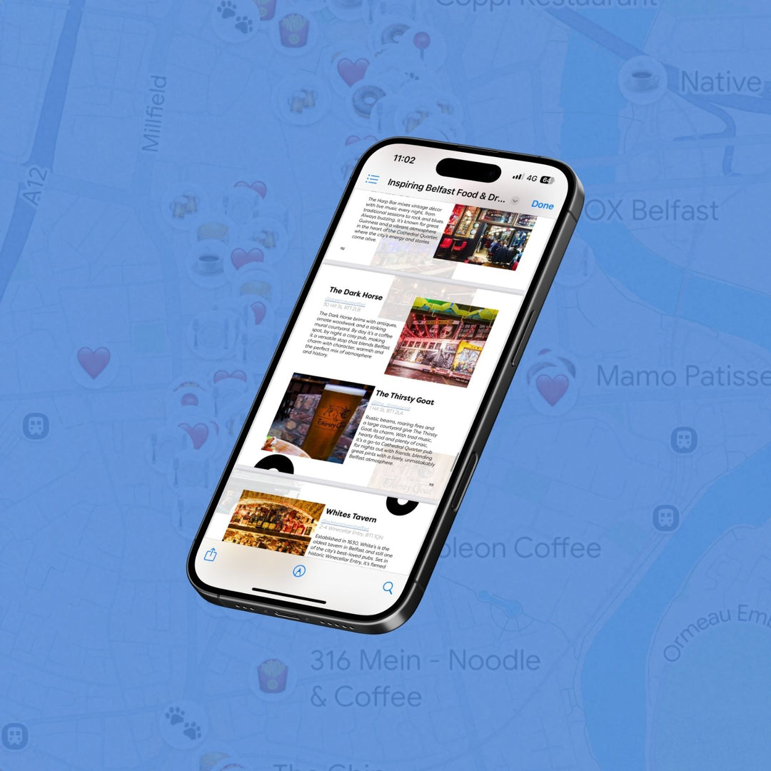 Inspiring Belfast Food &amp; Drink (Digital) +  Live Map